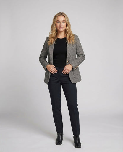 Damen Blazer Langärmelig Elegant