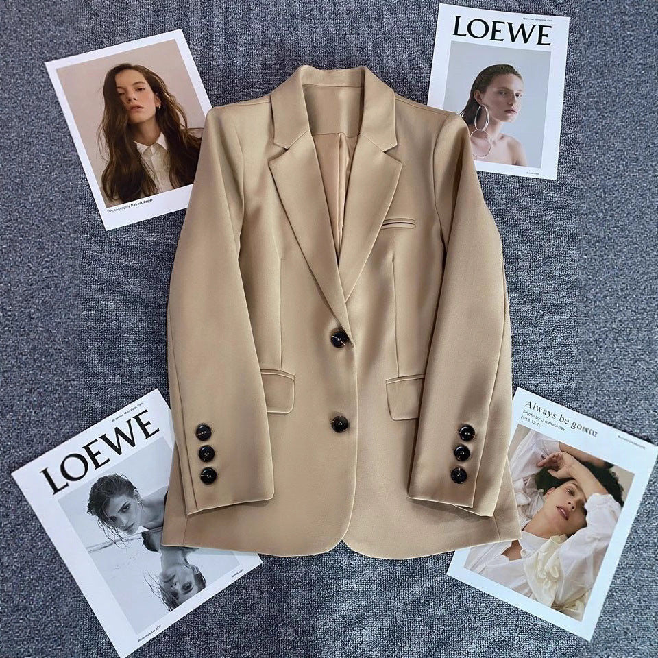 Damen Blazer Elegantes Design dekorative Knöpfen