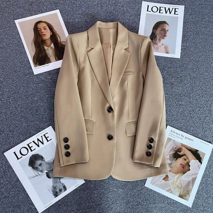 Damen Blazer Elegantes Design dekorative Knöpfen