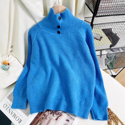 Damen Rollkragenpullover Weiches Strickmaterial Norvielle