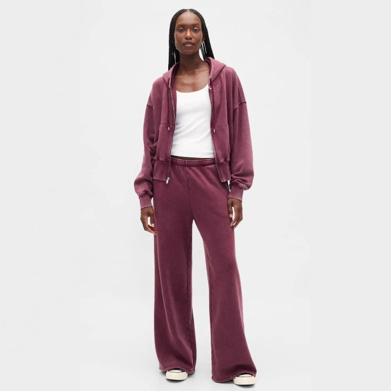 Damen Freizeit-Set Kapuzenjacke Jogginghose Norvielle - Norvielle