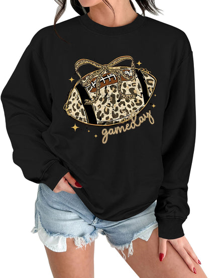 Damen Sweatshirt Sportmotiv Lässig Norvielle