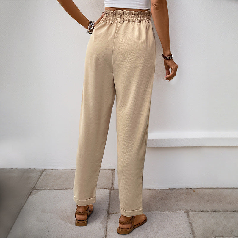 Damen Chinohose Elastischer Bund Praktische Taschen Norvielle