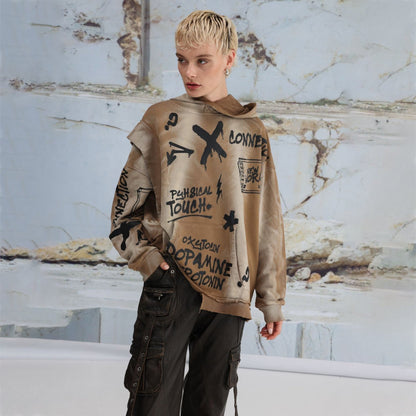 Damen Oversized Hoodie Großgröße Norvielle
