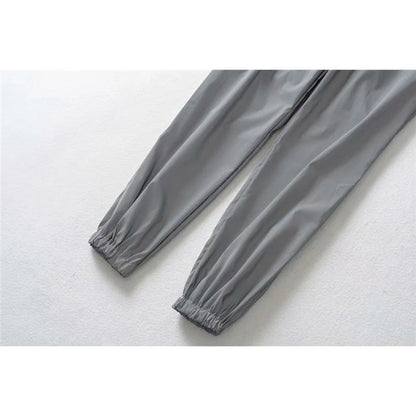 Damen Funktionshose Elastischer Bund Versteckte Taschen