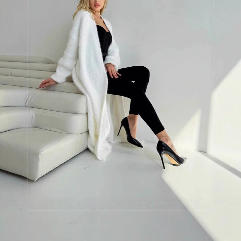 Damen Strickmantel Elegantes Design Norvielle