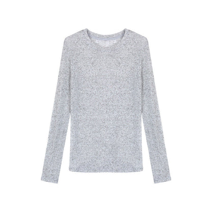 Damen Langarm-Shirt aus Baumwolle Norvielle