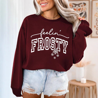 Damen Sweatshirt Grafik-Aufdruck Norvielle