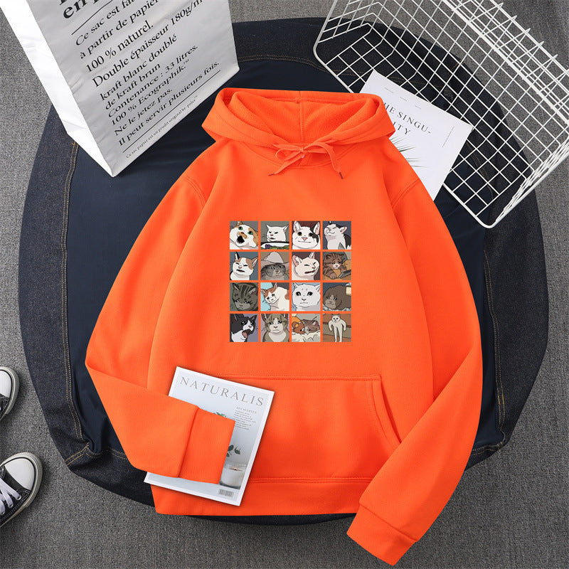 Damen Sweatshirt Tier-Motiv Norvielle