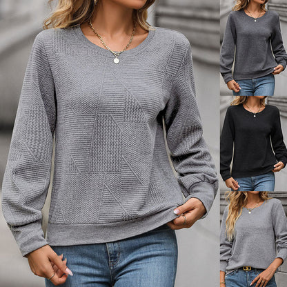 Damen Pullover Strukturiertes Waffelmuster Norvielle - Norvielle
