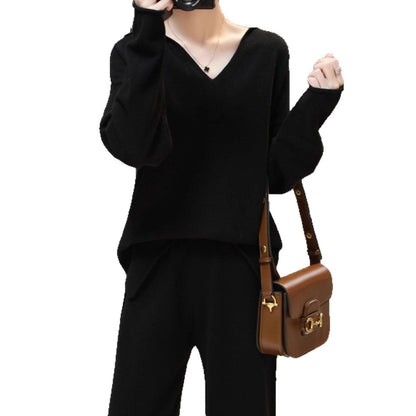 Damen Pullover V-Ausschnitt Weiches Material Lässiger Schnitt