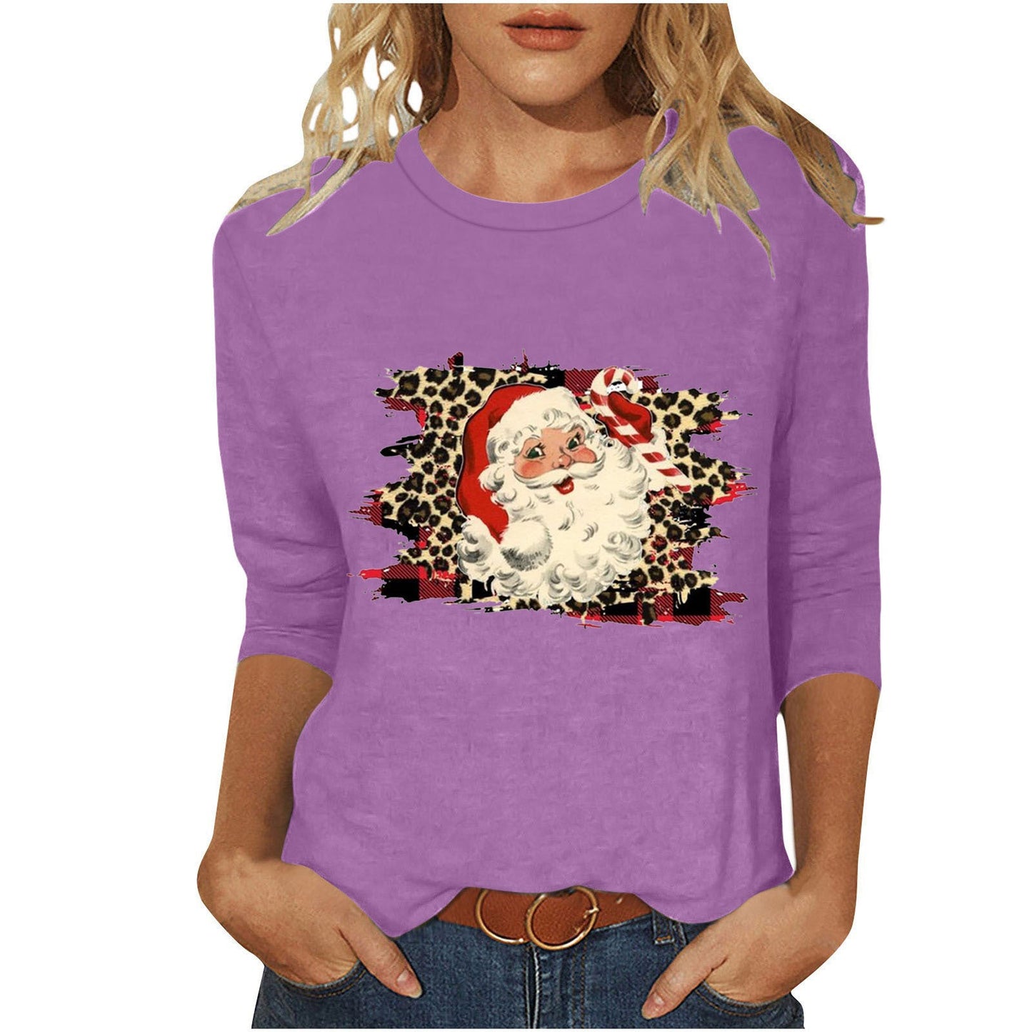 Damen Sweatshirt Weihnachtsmotiv Norvielle