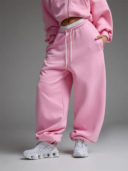 Damen Freizeithose Hochwerder mit Weitem Schnitt Bequem