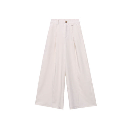 Damenhose Weit Hochtailliert Taschen Norvielle
