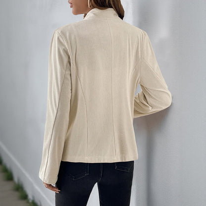 Damen Freizeitjacke Knopfdetails Modischer Schnitt Norvielle