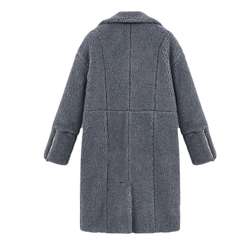 Damen Fleecejacke Reverskragen Praktische Taschen Norvielle
