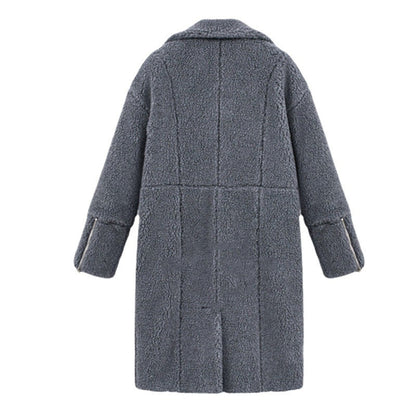 Damen Fleecejacke Reverskragen Praktische Taschen Norvielle