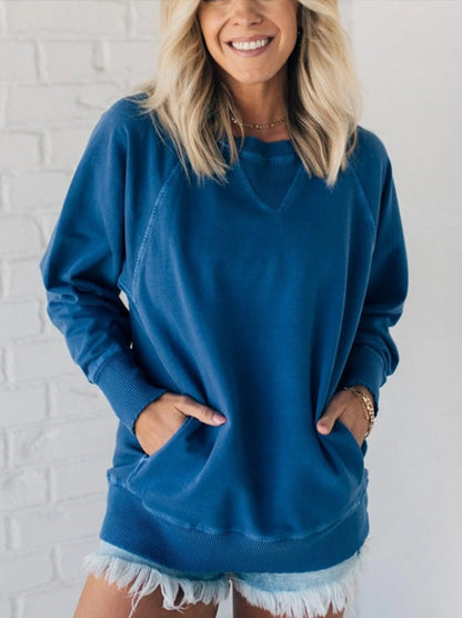 Damen Oversized Sweatpullover Lässig Bequem Norvielle