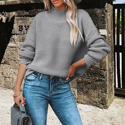 Damen Grobstrickpullover Oversized Norvielle