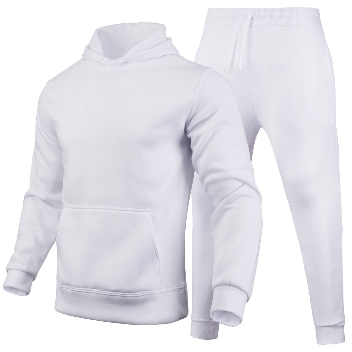Damen Sportliches Hoodie- und Jogginghose-Set Baumwollmix