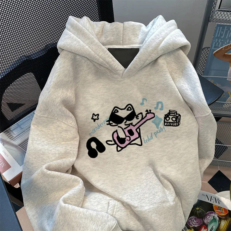 Damen Kapuzenpullover Tierdesign