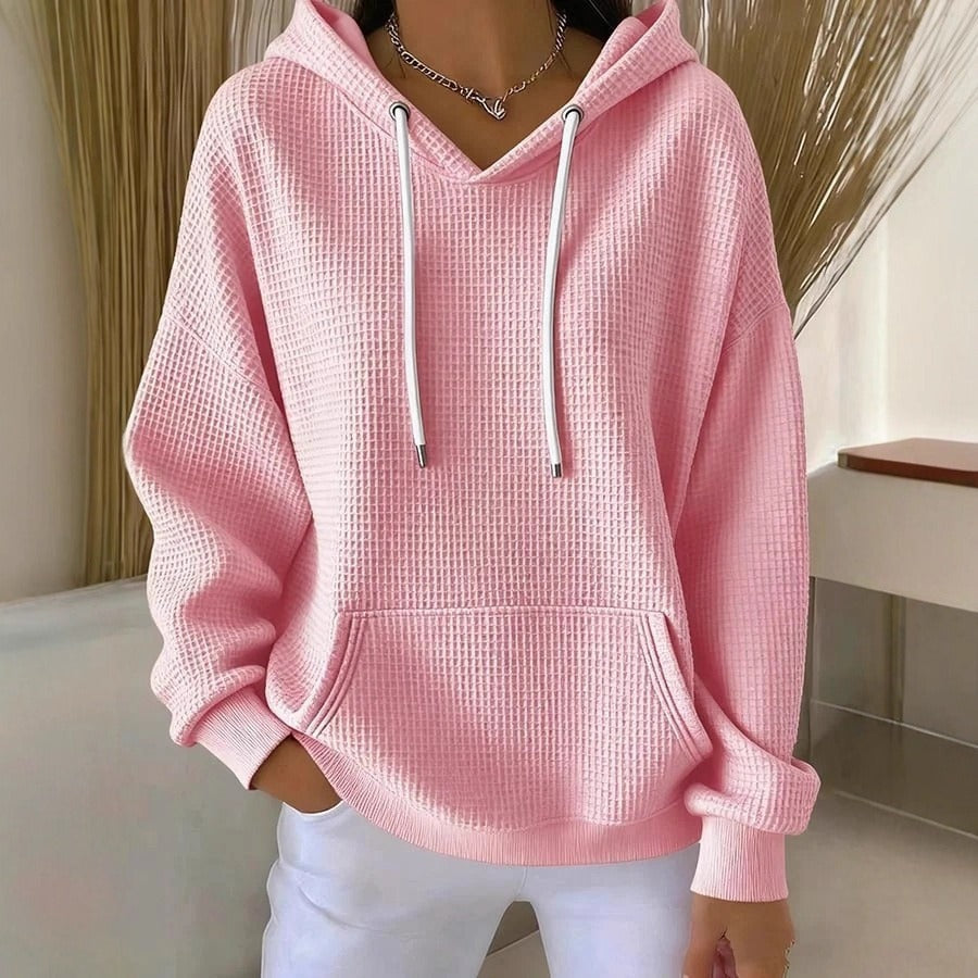 Damen Kapuzenpullover Strukturiertes Gewebe Norvielle