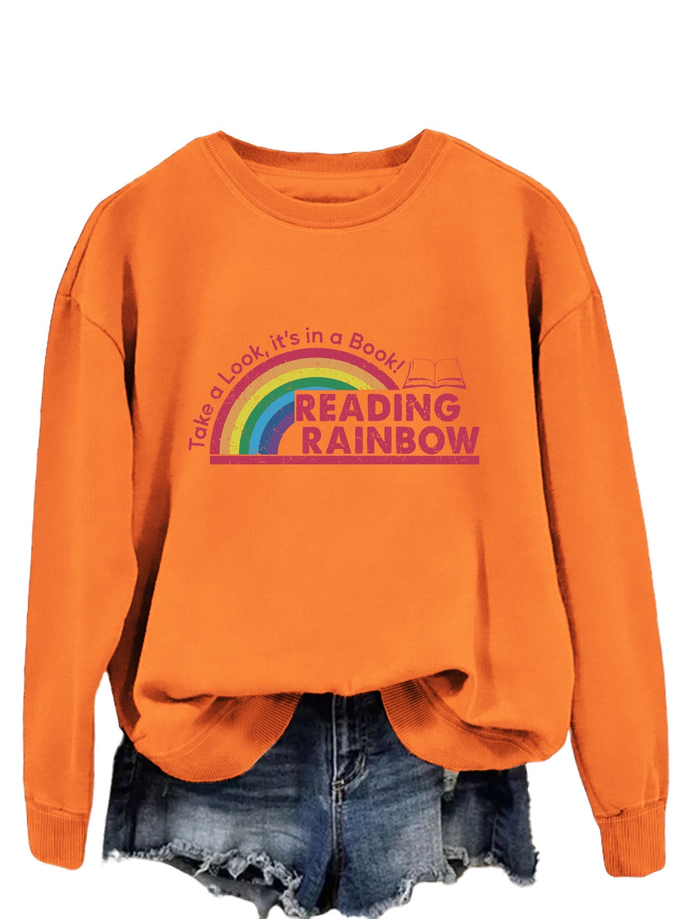 Damen Sweatshirt Lässig Einzigartiger Druck Norvielle