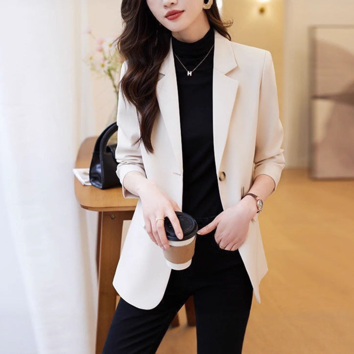 Damen Blazer Strukturiert Zeitlose Details Norvielle