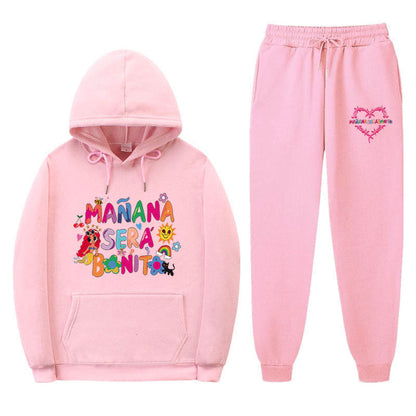 Damen Sweatshirt Jogginghose Set Bunt Norvielle - Norvielle