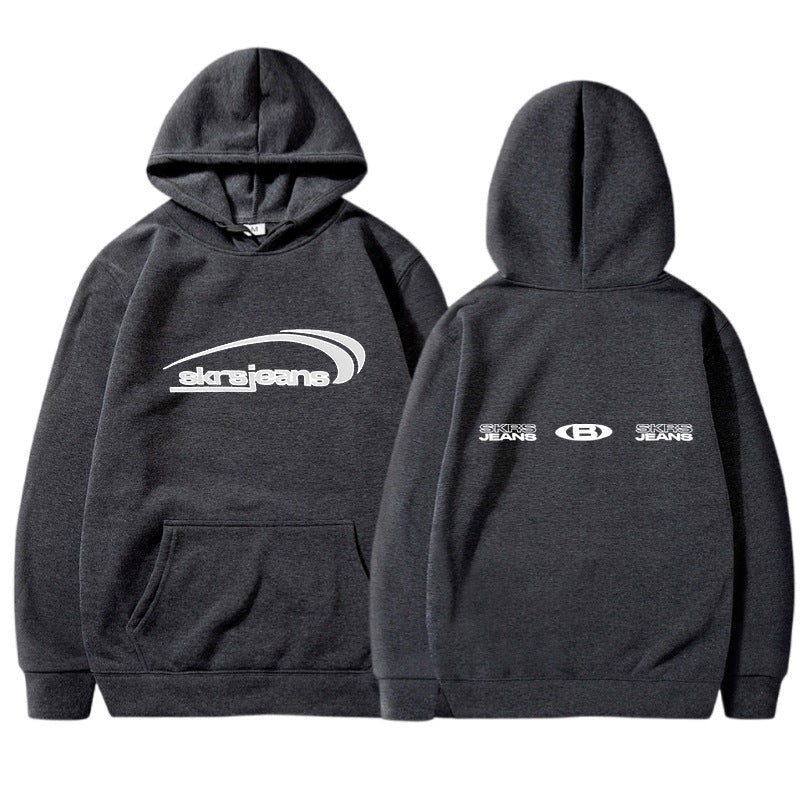 Damen Kapuzensweater Modernes Logo-Design Kängurutaschen Norvielle