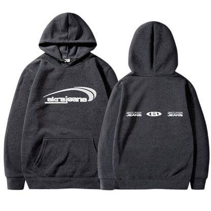 Damen Kapuzensweater Modernes Logo-Design Kängurutaschen Norvielle