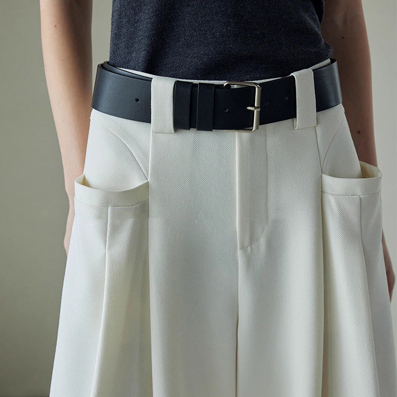 Damen Palazzo-Hose Weit Geschnitten Elegant Norvielle