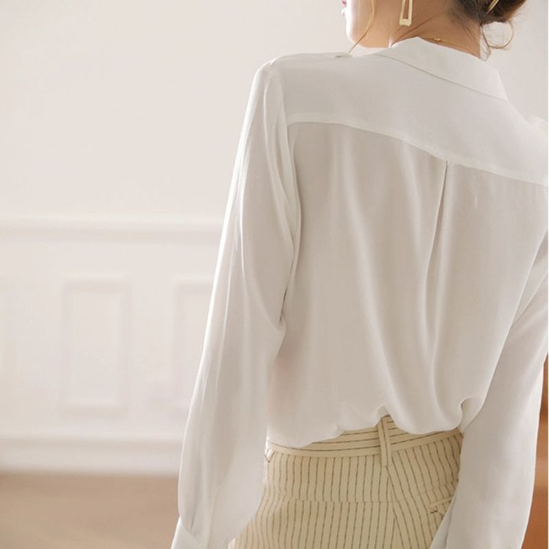 Damen Bluse mit Brusttaschen Norvielle