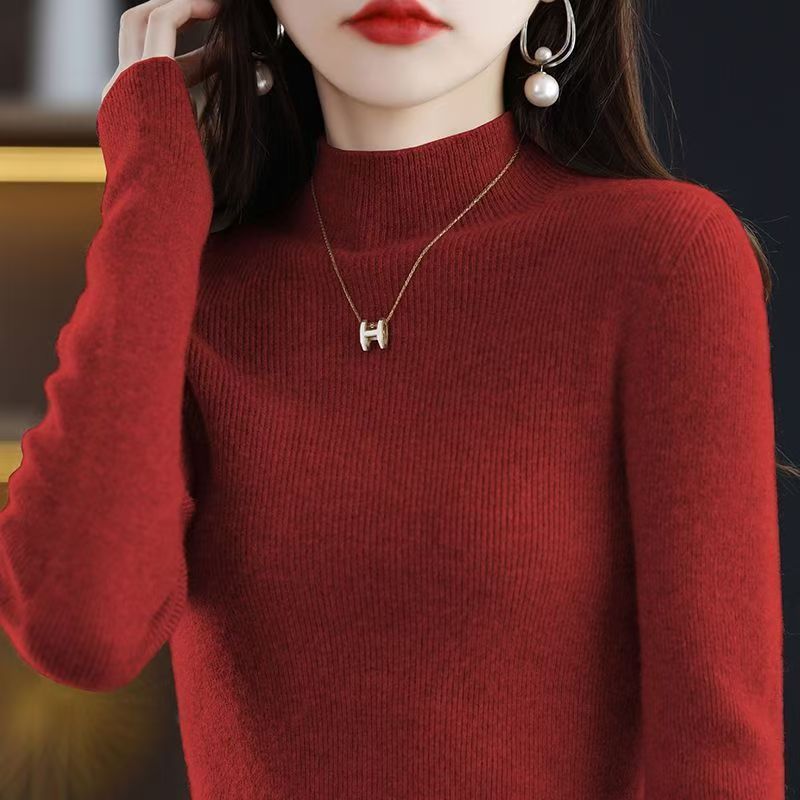 Damen Rollkragenpullover Feinstrick Norvielle Eleganter Look