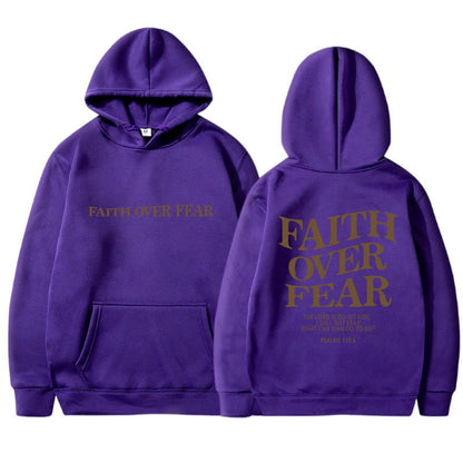 Damen Hoodie Bequem Inspirierender Schriftzug Grau
