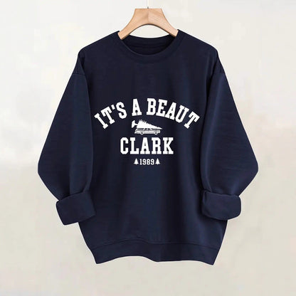 Damen Sweatshirt Lässiger Schriftzug Bequemer Schnitt Norvielle