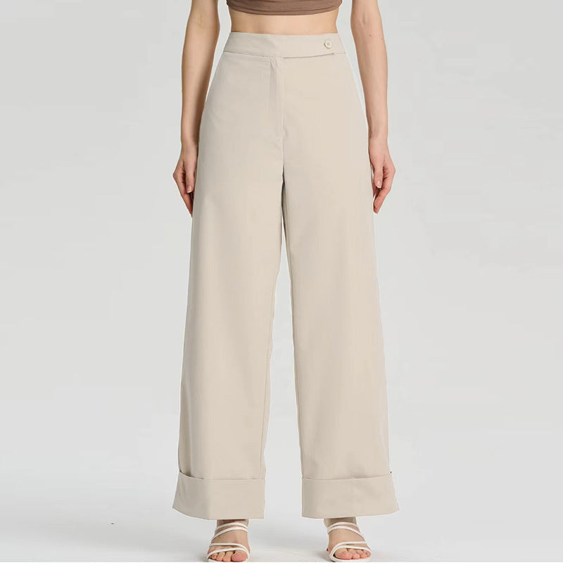 Damen Weite Hosen Modischer Bund Norvielle - Norvielle