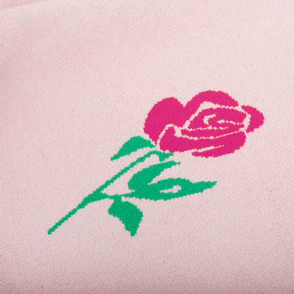 Damen Strickpullover Floralmuster Locker Norvielle