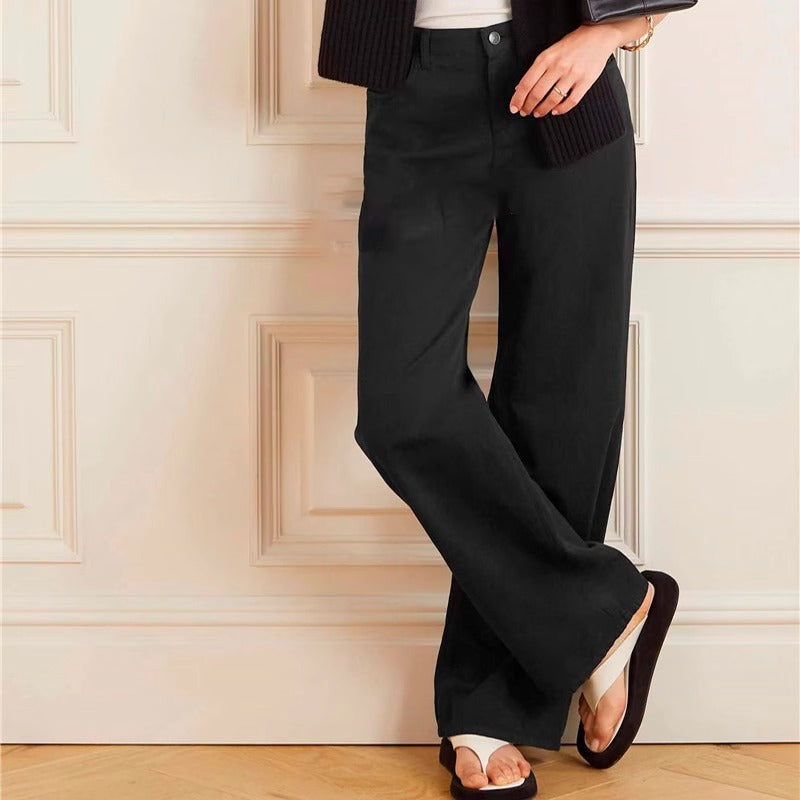 Damen Weite Hose Norvielle