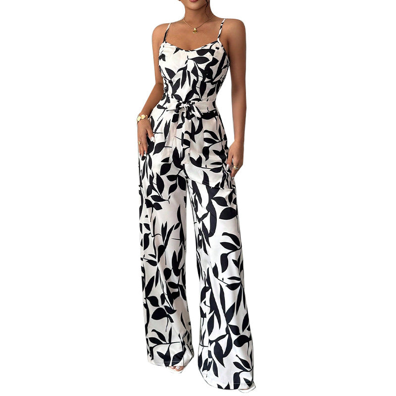 Damen Jumpsuit Floralmuster Norvielle