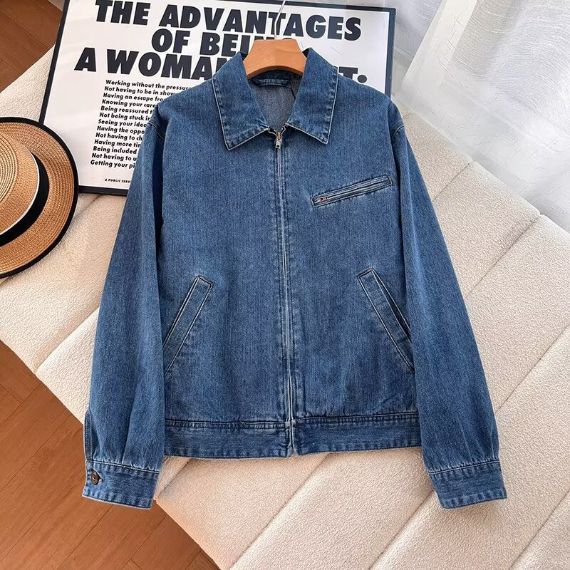 Damen Übergangsjacke Reißverschluss Taschen Norvielle
