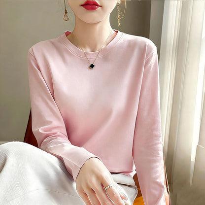 Damen Langarmshirt Rundhals Norvielle
