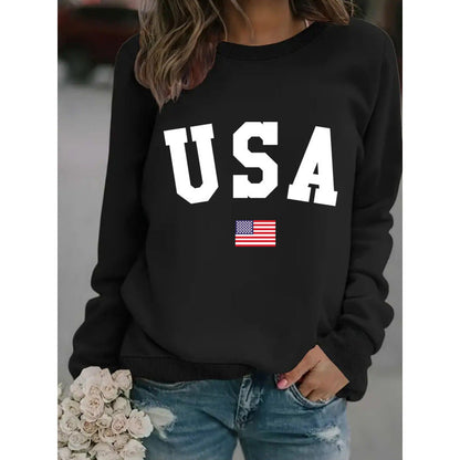 Damen Sweatshirt Modernes Statement Gemütlich Norvielle