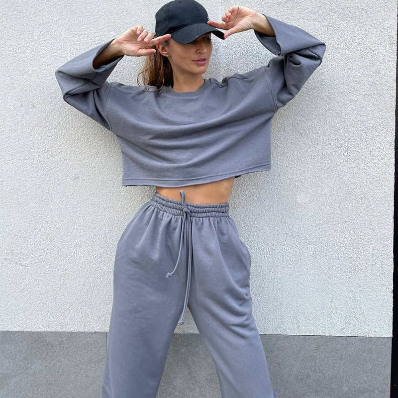 Damen Jogging-Set mit Taillenzug Norvielle
