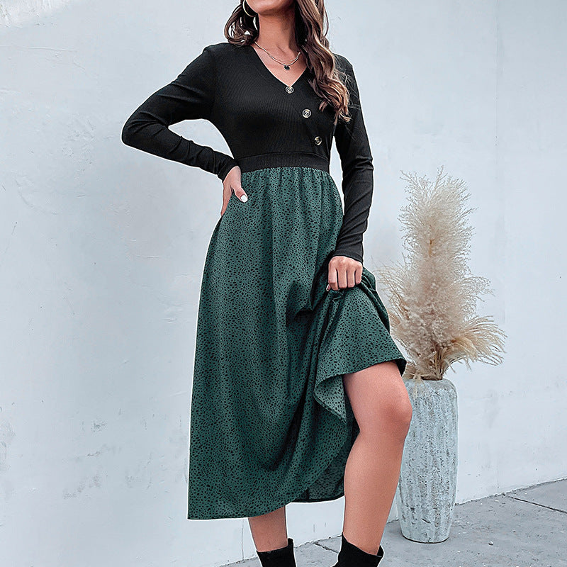 Damen Maxikleid Tailliert Elastisch Norvielle
