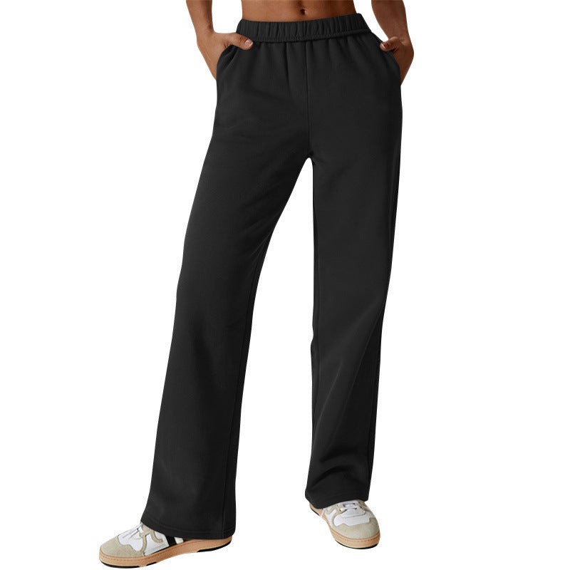 Damen Freizeithose Bequeme Passform Seitentaschen Norvielle