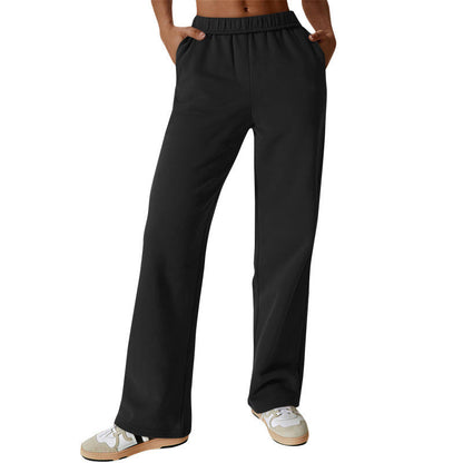 Damen Freizeithose Bequeme Passform Seitentaschen Norvielle