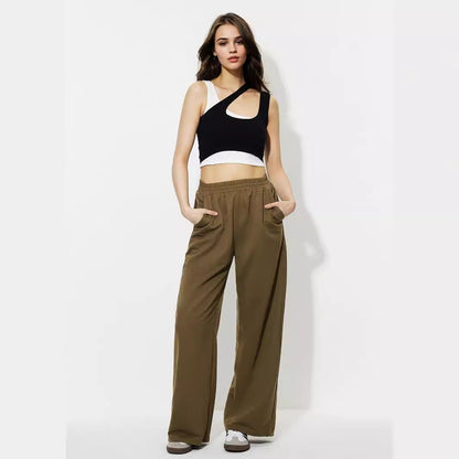 Damen Freizeithose Leicht Elastischer Bund Norvielle