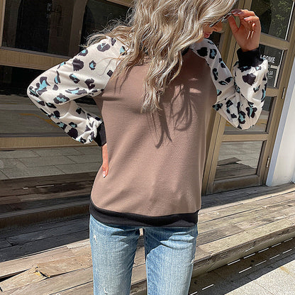 Damen Pullover Tiermuster Lässig Norvielle