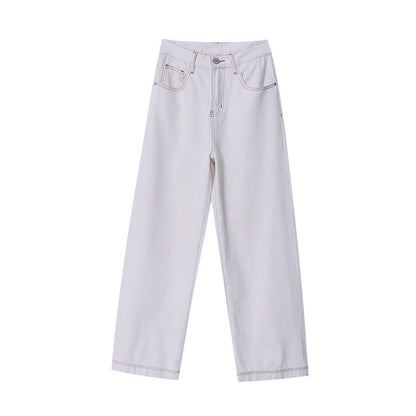 Damen High-Waist Jeans Weite Bein Nachhaltig